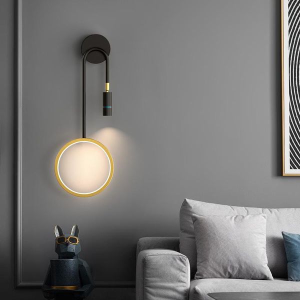 

wall lamp nordic led glass ball luminaria deco maison espelho de parede bedroom beside