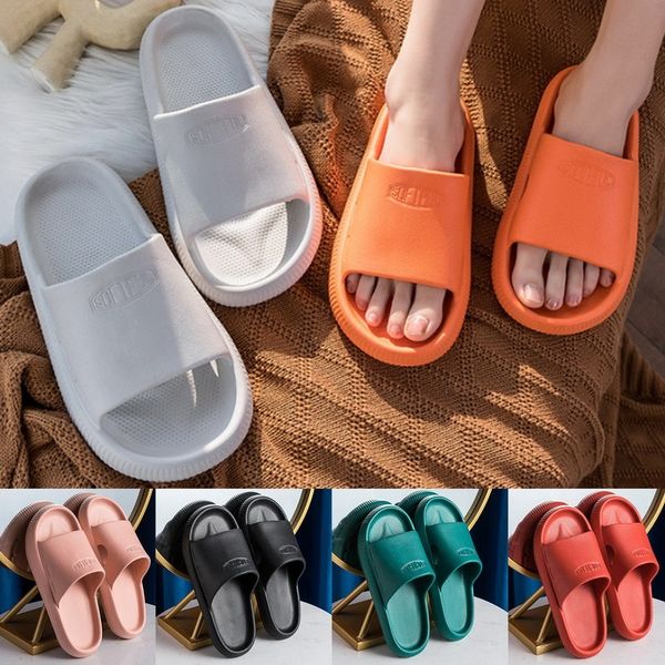 

new eva hole leaking slippers women bathroom shoes slides anti-slip summer indoor home slippers household bath sandals men, Black