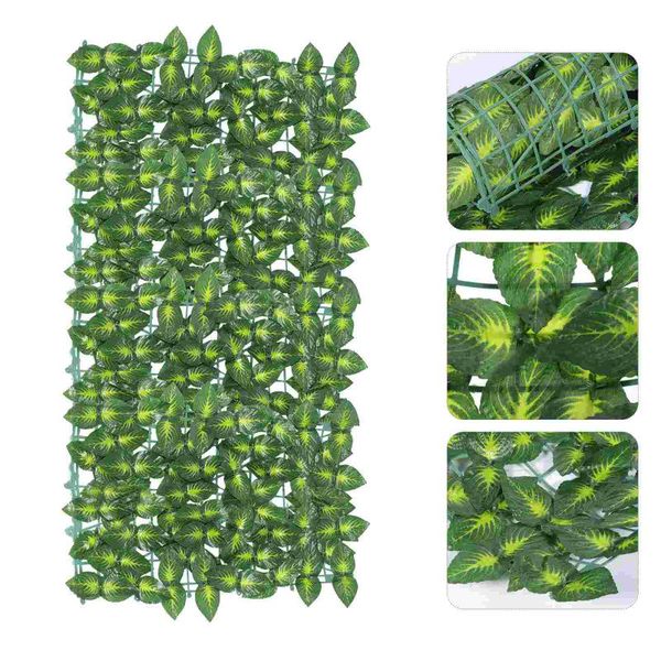 

fencing, trellis & gates artificial leaf fence screen fake leaves adornment