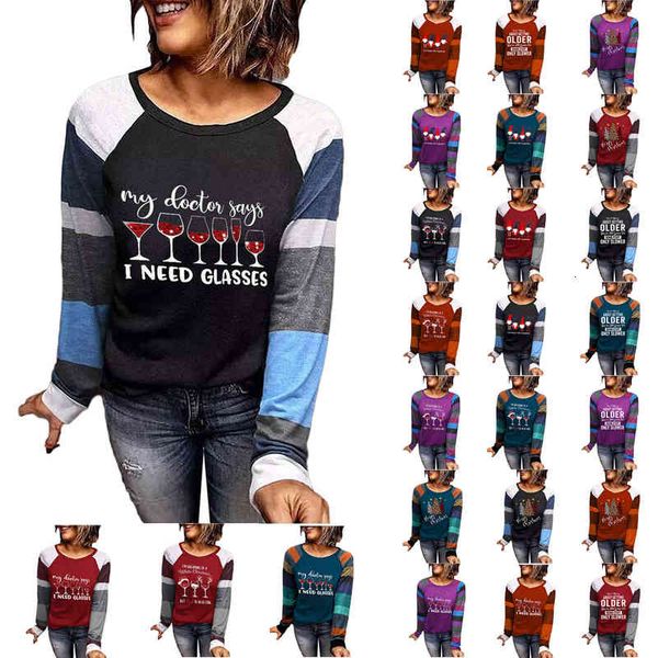 

casual dresses aw2022 multicolor women's long sleeve bottomed t-shirt, Black;gray