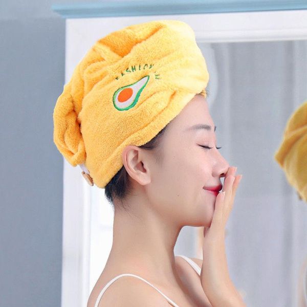 

towel 1pc microfibre after shower hair drying wrap womens girls lady's quick dry hat cap wiping hairs tool