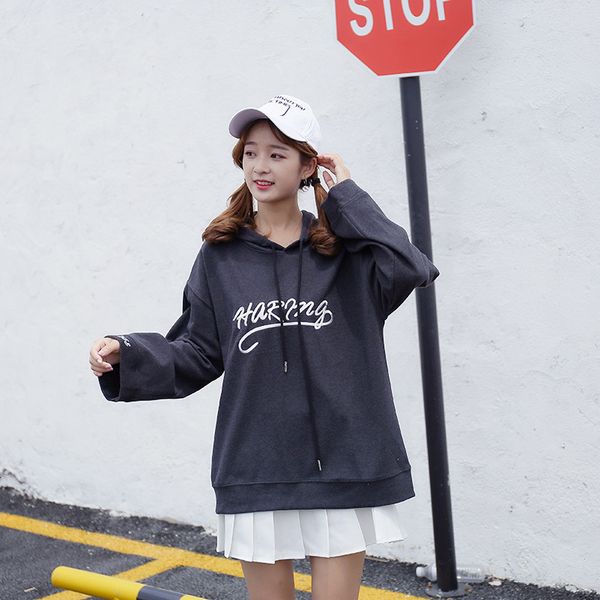 

hoodies 2021 soft classic winter casual long sleeve breathable women's hoodie, Black