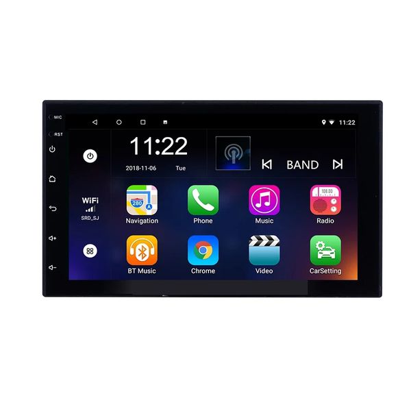 Reproductor de Radio y DVD para coche Android de 7 pulgadas Universal para TOYOTA Nissan Kia RAV4 FJ CRUISER ALPHARD navegación GPS Multimedia