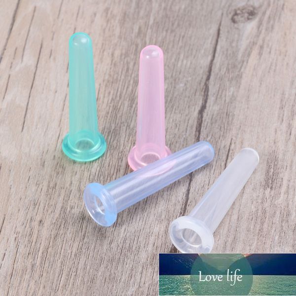 4PCS No.4 Силиконовые купки инструменты реквизиты тела терапия для лица Кубок чашек (прозрачный + зеленый + синий + розовый)