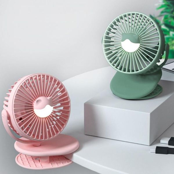 

party favor electric fan outdoor cooling adjustable quiet deskusb rechargeable, remote control and in height