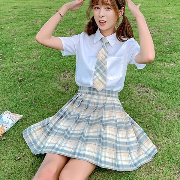 

skirts checkered skirt summer women campus girls young lovely harajuku high waisted lady miniskirts plus size plaid, Black