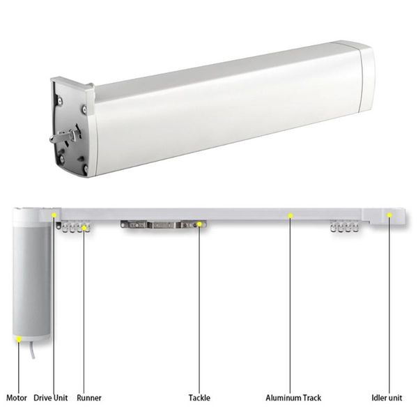 

smart home control 1pc curtain blind motor wifi electric curtains machinery for living room with us plug
