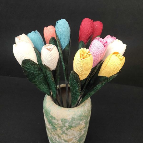 

decorative flowers & wreaths 10pc simulation linen clivia flower bud shopping mall window decoration artificial home decor arrangement branc