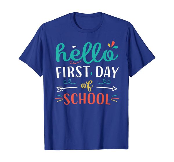 

Hello First Day Of School T Shirt Teacher Student Arrow Cute, Mainly pictures