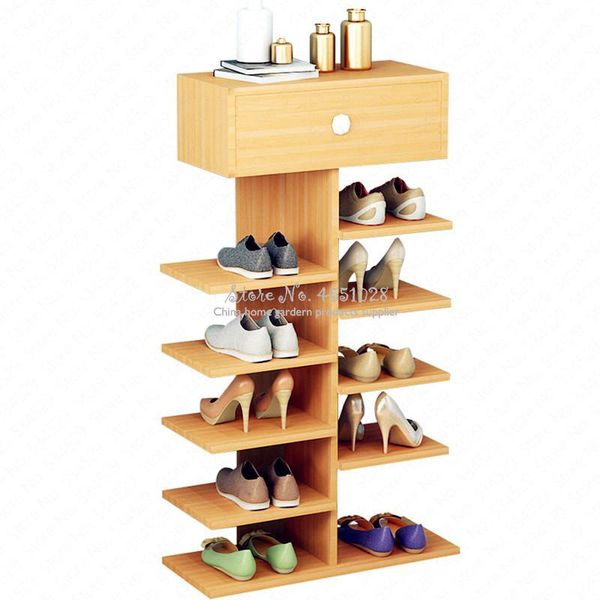 

clothing & wardrobe storage shoe rack simple economical space home dormitory modern multi-layer assembly door