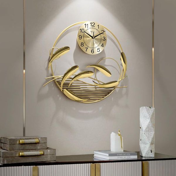 

home decoration modern wall clock living room watch clocks design