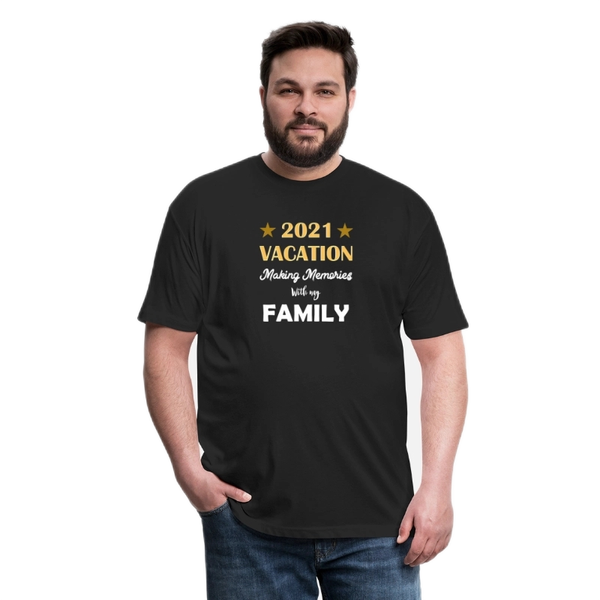 

men's t-shirts lasting charm 2021 vacation making memories with family poly cotton t-shirt, White;black