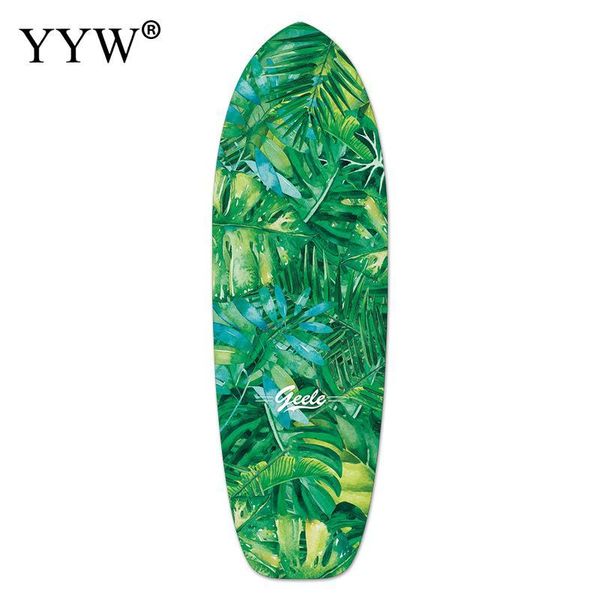 

skateboard 750x240x10mm maple mini longboard skate board painting graffiti cruiser deck natural skateboarding