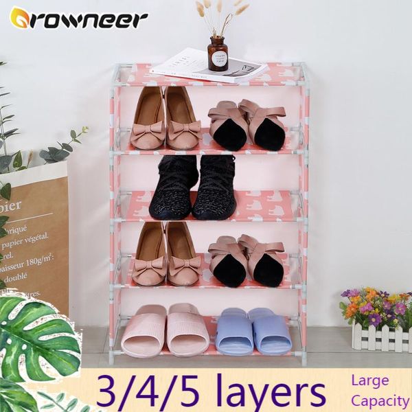 

clothing & wardrobe storage 3/4/5 layers simple diy shoes rack colorful multi functional shelf fabric dustproof large capacity shoe containe