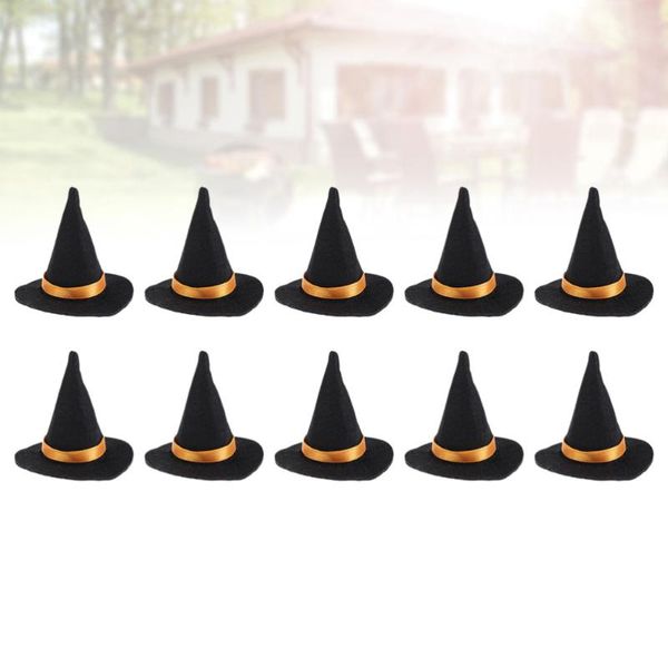 

party hats 10pcs mini witch bottle decor scarf dress diy crafts ( hat and )