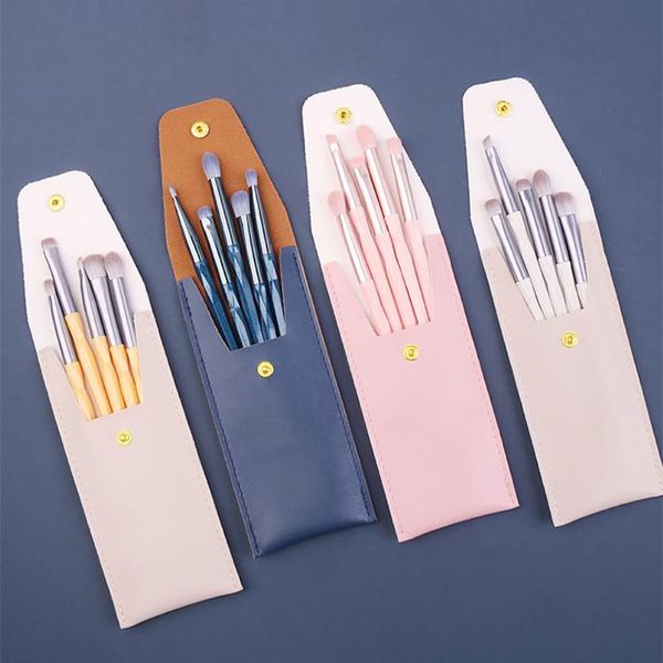 

makeup brushes 5pcs set eye shadow brush eyeliner concealer soft hair portable travel cosmetics beauty make up tool