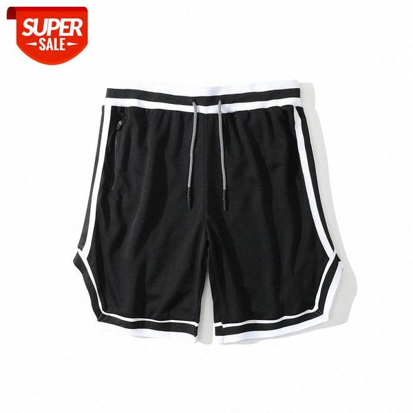 

gentleman's men's sports thin micro-elastic polyester beach five points casual loose shorts #kt6n, Black