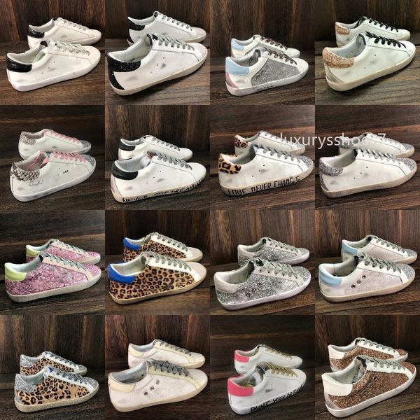 

italy brand super star sneakers woman casual shoes classic white do -old sequin dirty designer superstar man sho qqs sf, Black