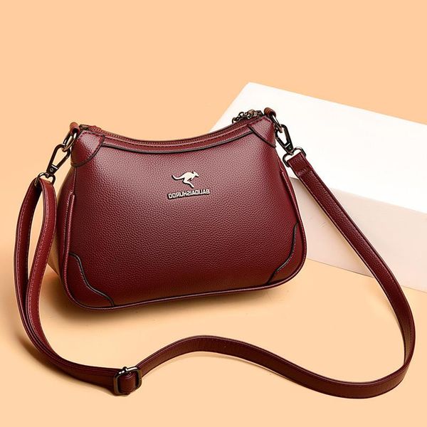 

2021 new female bag soft shoulder dumpling summer small mother leather diagonal dgupe