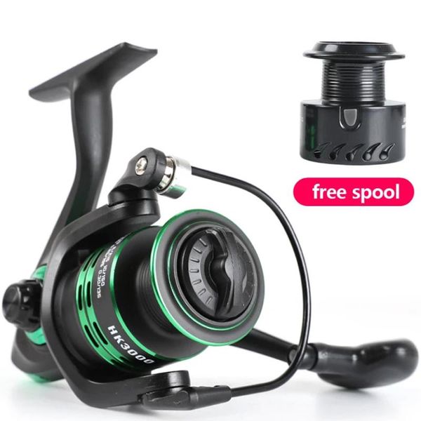 

baitcasting reels lieyuwang 2021 1000-7000 double line cup 12+1bb metal wire 15kg max drag rocker 5.0:1 spinning reel
