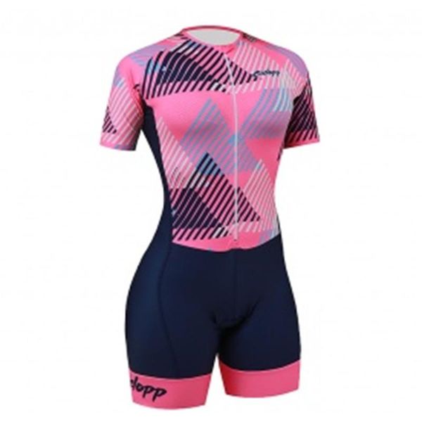 

racing sets 2021 ciclopp summer women's triathlon short-sleeved light fabric jumpsuit, road bike quick-drying breathable cycling jersey, Black;blue
