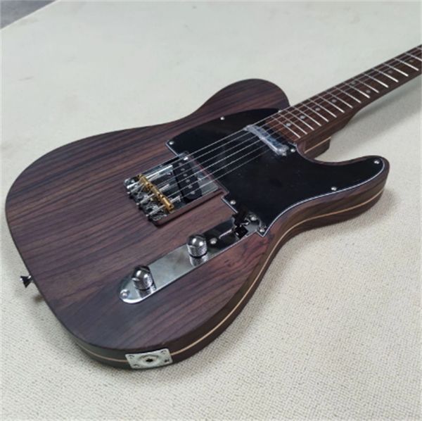 

6-string electric guitar, rosewood neck, rosewood body, chrome plated accessories, matte paint guitars guitarra