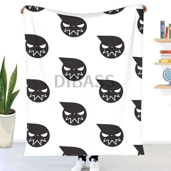 

blankets soul eater logo throw blanket 3d printed flannel