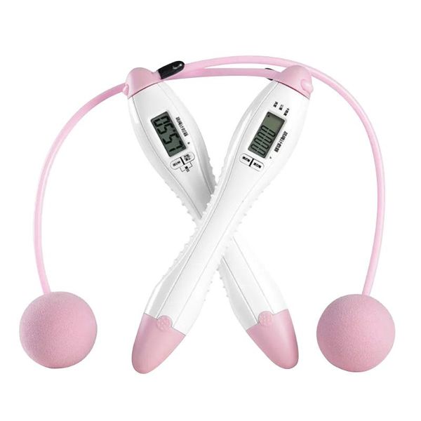

jump ropes abs digital counting double screen home gym hd display sweat proof anti winding rope 360 degrees rotation adjustable length