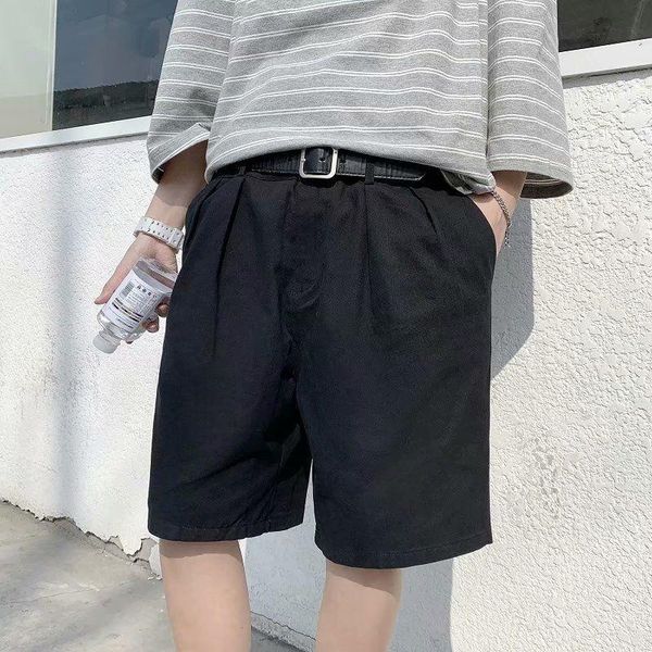 

b330a-a728-p25 2021 men's shorts casual fashion pants suit, White;black