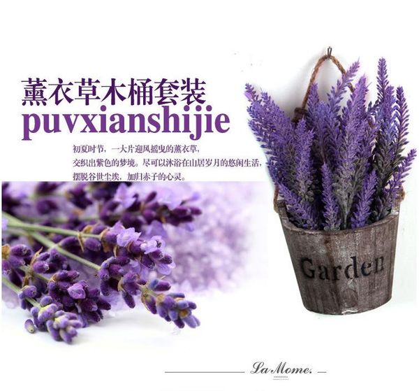 

simulation lavender potted plants fake decoration living room indoor green small furnishings decorative flowers & wreaths