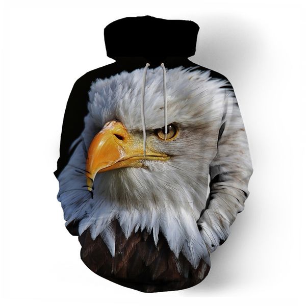 

2019a 3d digital printed fleece sweater hoodie trendy men, Black