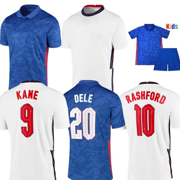 

england dele alli soccer jerseys home kane rashford vardy barkley sterling sturridge sancho football shirt away 2021 men + kids kit, Black;yellow