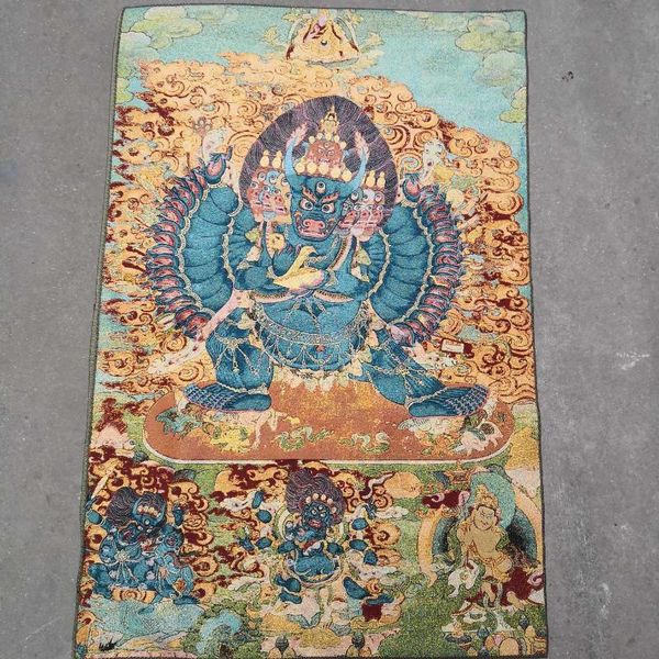 

other arts and crafts chinese tibetan thangka cattle