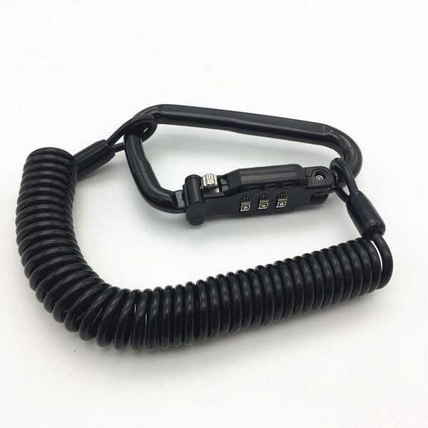 

motorcycle helmets helmet lock pin locking carabiner device heavy duty universal for cabinets luggage