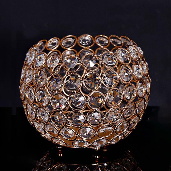 

crystal tea water brilliance candlestick dining table wedding holiday party event home decoration coffee candles