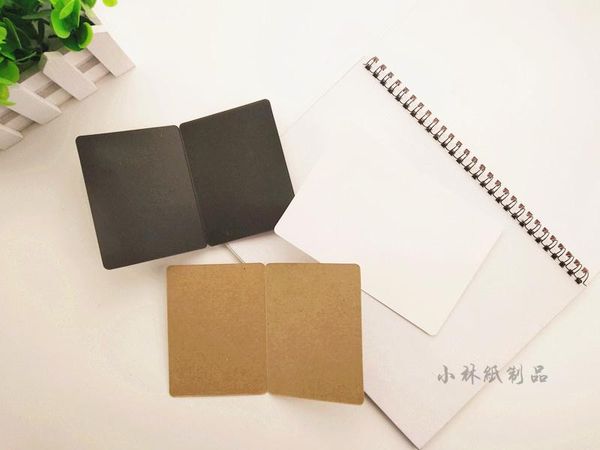 

gift wrap 50pcs kraft fold blank card diy word graffiti invitation commemorative message printable