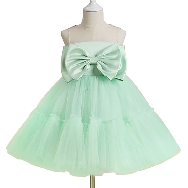 

girl's dresses a-line knee length flower girl party chiffon sleeveless jewel neck with pleats, Red;yellow