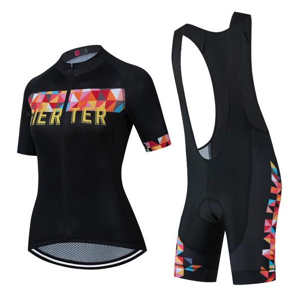 

racing sets classic ladies women bike wear cycling jerseys with powerbands padded shorts custom design cycle uniform, Black;blue