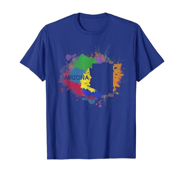 

arizona-in-vintage-colorful-painting t-shirt, White;black