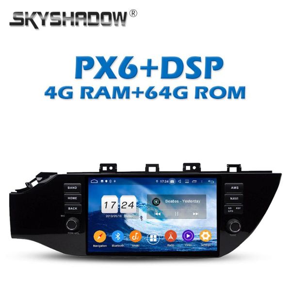 

player px6 ips dsp android 9.0 4gb + 64gb 6core car dvd wifi 4g bluetooth 5.0 rds radio gps map for kia k2 rio 2021