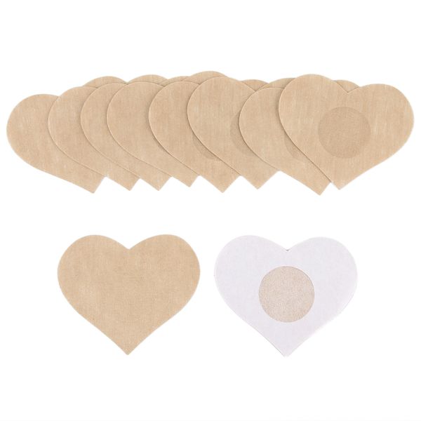

women nipple hiding pasties adhesive nipple covers breast petals disposable pads female stickers for nipples chest 10/50pcs, Black;white