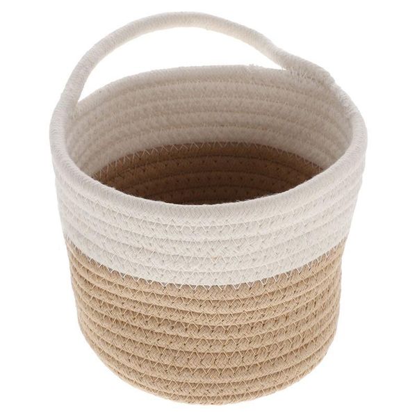 

storage baskets 1pc basket hand-woven hanging gift sundries holder