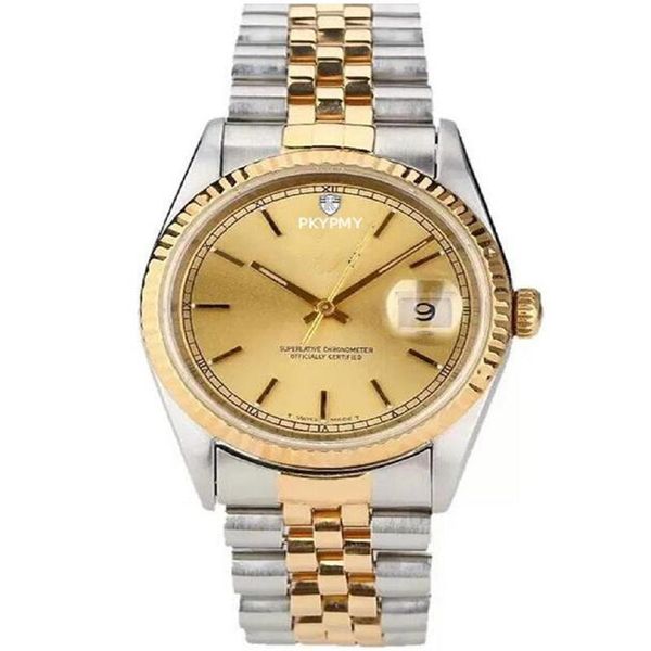 

wristwatches sapphire fashion jubilee 41mm mens women automatic mechanical movement lady stainless steel watch 2813 waterproo, Slivery;brown