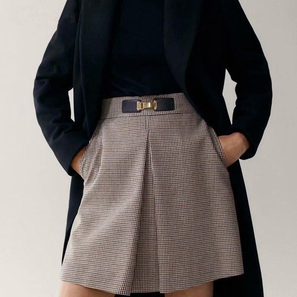 

skirts fashion women skirt pretty style plaid high waist short uniforms ladies girls selling, Black