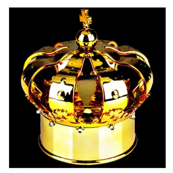 LED Corona dorata Copri bottiglia di vino Scintillante Champagne Decor Lampada Tappo Bar Tappo bottiglia Secchiello per il ghiaccio Forniture per bar per feste/matrimoni