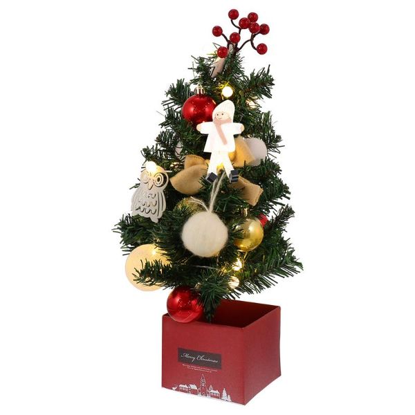 

christmas decorations 1set deskdecorative mini tree xmas design ornament accessory