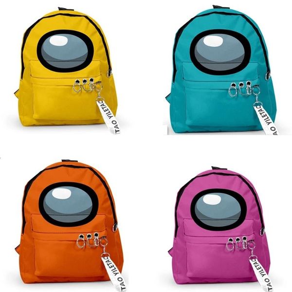 

backpack am ong us backpacks small bags candy colors oxford waterproof key chain accessories kawaii boys girls school