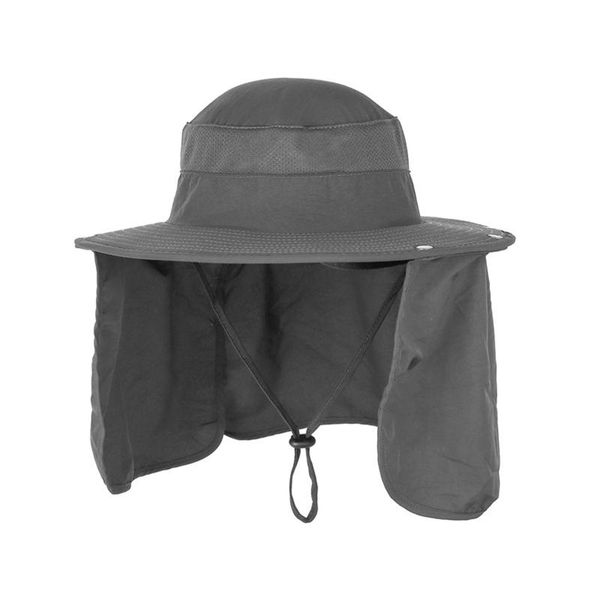 

wide brim hats outdoor curtain casual stretch fabric fishing hat big edge mountaineering sun gorra 2021, Blue;gray