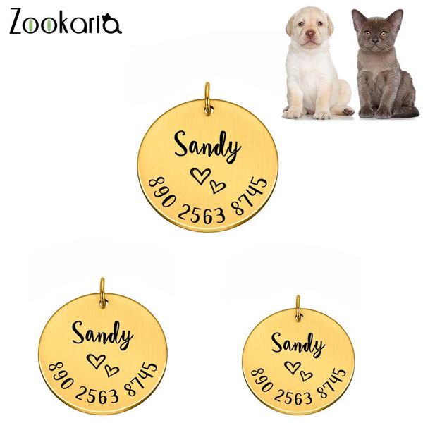 

dog tag,id card anti-lost collar personalized pet id tag engraved name for cat puppy accessories drop