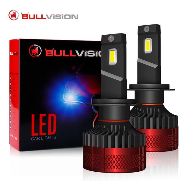 

car headlights bullvision f5 led bulb fog light h7 h13 h4 headlamp 20000lm h11 h8 h1 with g-xp bulbs headlight sa